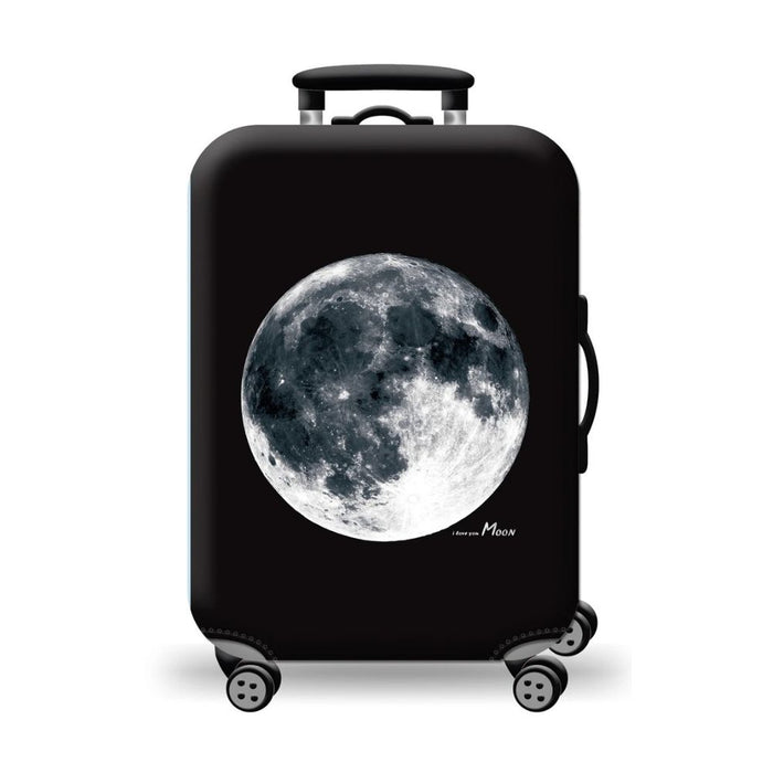 Anyhouz Suitcase Cover Moon Black Small to XL Luggage Bag