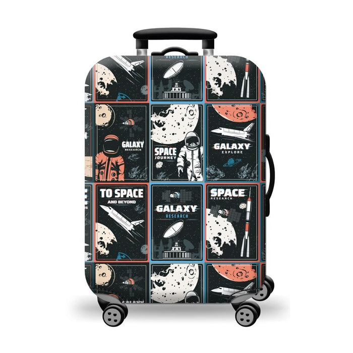 Anyhouz Suitcase Cover Galaxy to Space Gray Small to XL Luggage Bag