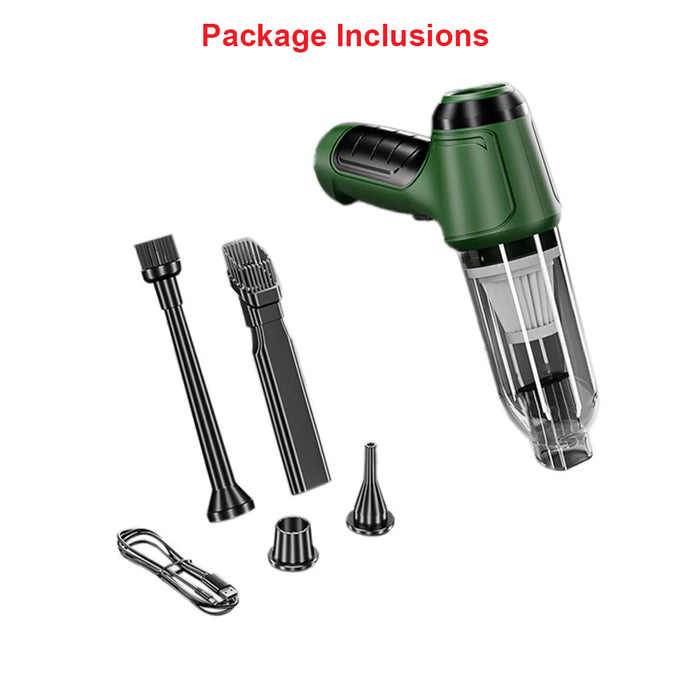 Anymob Vacuum Cleaner Green 3in1 Car Cordless Home Appliance Dual Use