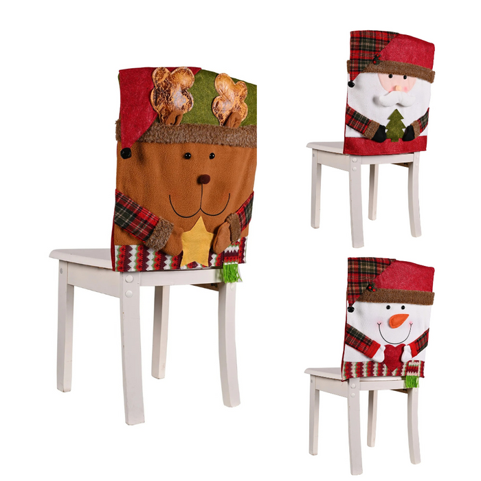 Anyhouz Christmas Chair Cushion Cover Home Style Décor Stool