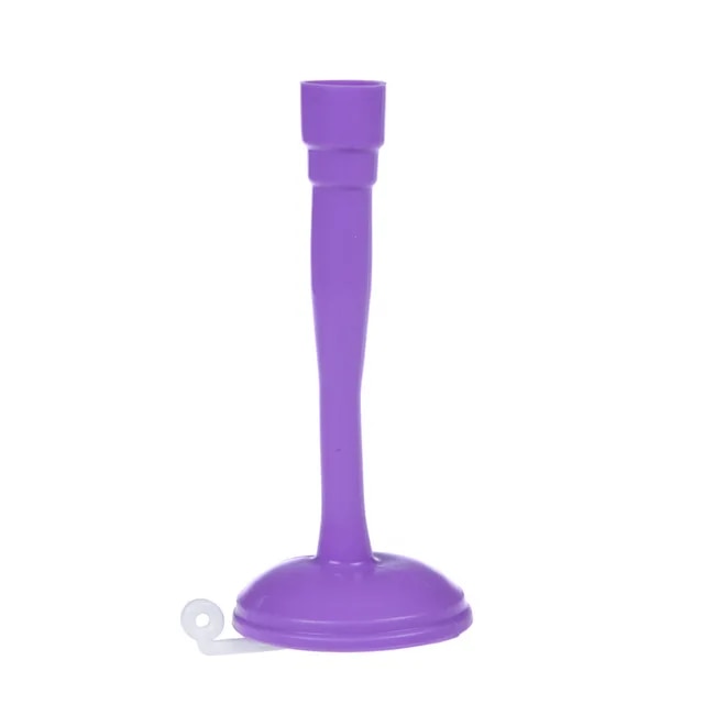 Anyhouz Water Tap Extension Swivel Long Purple High Elastic Sink Kitchen Bathroom Accessories Faucet Water Extender