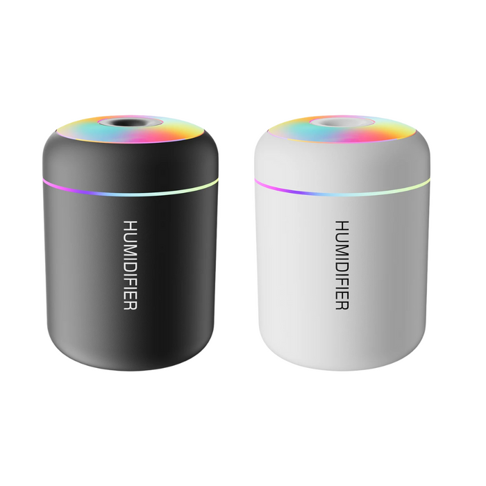 Anyhouz Mini Air Humidifier USB Powered Color Lights Essential Oil Diffuser Aromatherapy For Travel Car