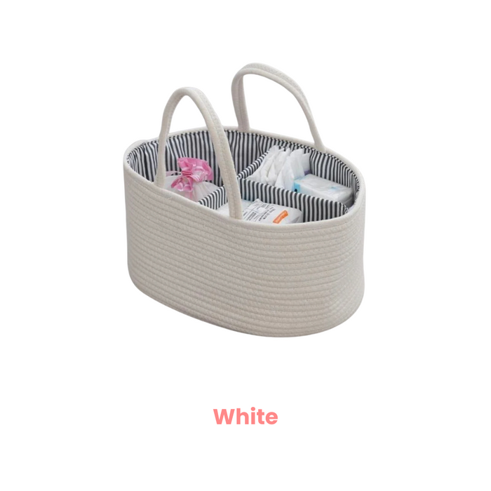 Anymom Mommy Diaper Bag Oval Basket Stackers And Caddies Storage Organizer