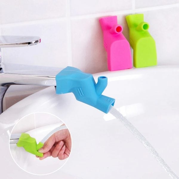 Anyhouz Water Tap Extension Swivel Pink High Elastic Sink Kitchen Bathroom Accessories Faucet Water Extender