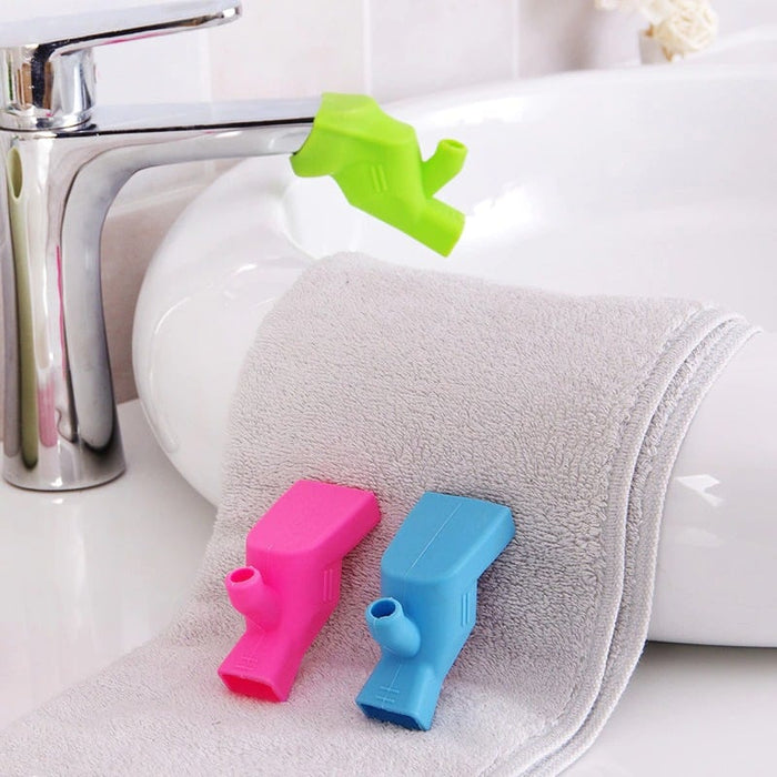 Anyhouz Water Tap Extension Swivel Green  High Elastic Sink Kitchen Bathroom Accessories Faucet Water Extender