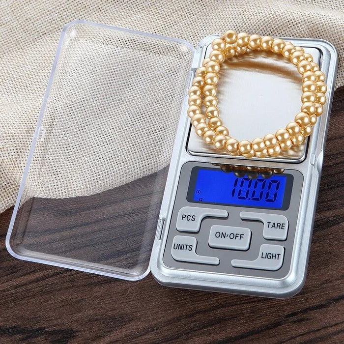 Anygleam Silver Mini Electronic Jewelry Scale 200G Accurate Measure Digital Display