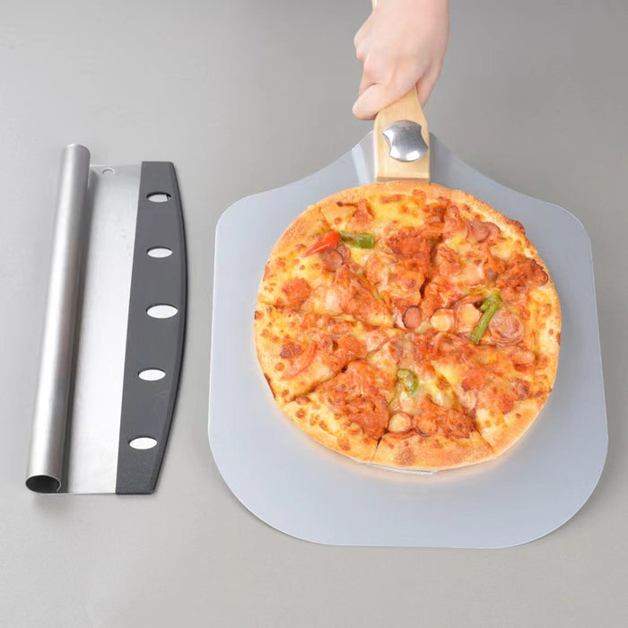 Anygleam 35*11 inch Pizza Cutter Stainless Steel Sharp Pizza tools With Protective Cover