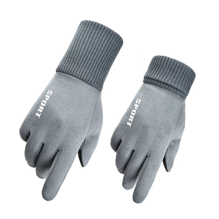 Anygloves Winter Gloves Light Green Fishing Warm Windproof Anti Slip Outdoor Sports Gloves Thermo Handschoenen For Women Men