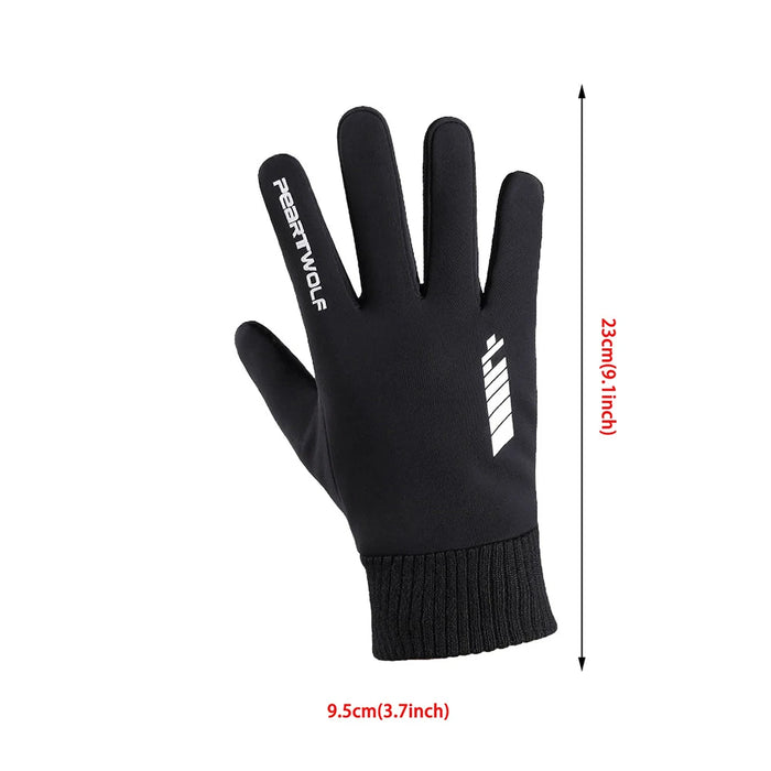 Anygloves Winter Gloves Light Green Fishing Warm Windproof Anti Slip Outdoor Sports Gloves Thermo Handschoenen For Women Men