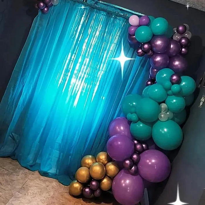 Anyparty Balloons Purple Blue 98Pcs Mermaid Theme Party Decor