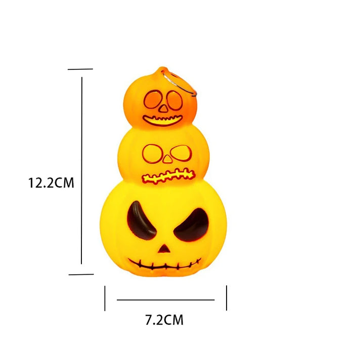 Anyhouz Halloween Pumpkin Lantern LED Lights Mini Handheld Decoration