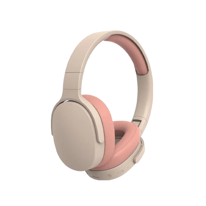 Anymob Headphone Pink Bluetooth P2961 9D Stereo Music Hifi Bass P9 Headset