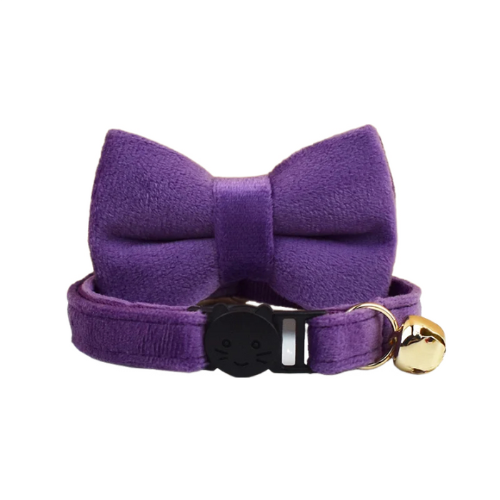 AnyWags Cat Collar Violet Small with Safety Buckle, Bell, and Durable Strap Stylish and Comfortable Pet Accessory