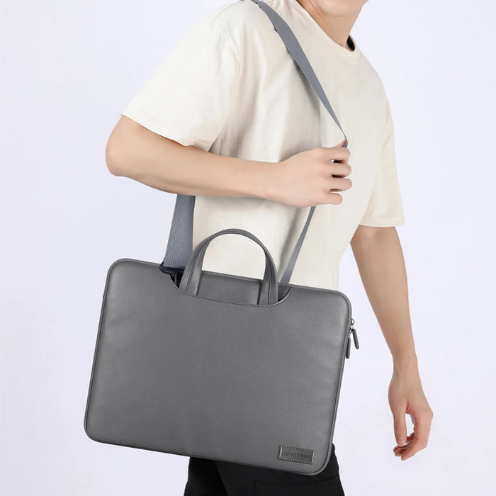 Anypack Laptop Handbag Black Baldric Sleeve Briefcase Stylish Modern And Sleek Designs For Travel