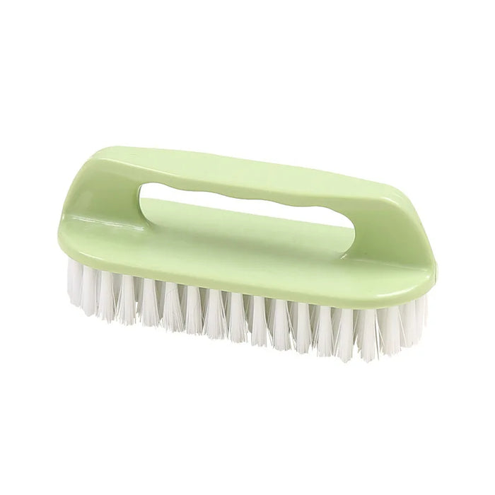 Anyhouz Laundry Brush Green Long Multi-Functional Cleaning Washing Flexible Scrub for Bathroom or Kitchen