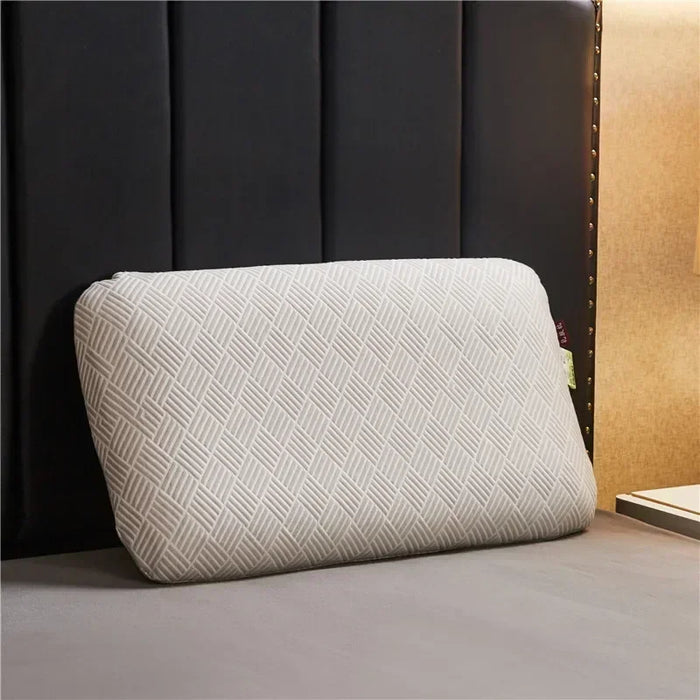 Anyhouz Orthopedic Pillows Beige for Neck Pain Relieve Comfortable and Breathable for Cervical Health Care 60*40*14cm