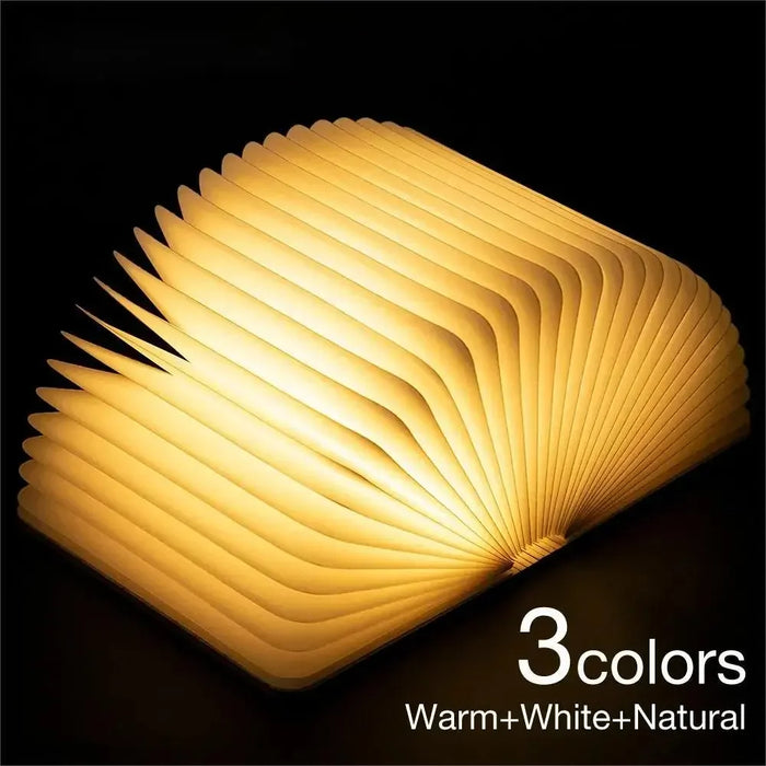 Anyhouz Table Lamp Bookish Beacon LED Book Flip USB Rechargeable For Bedroom