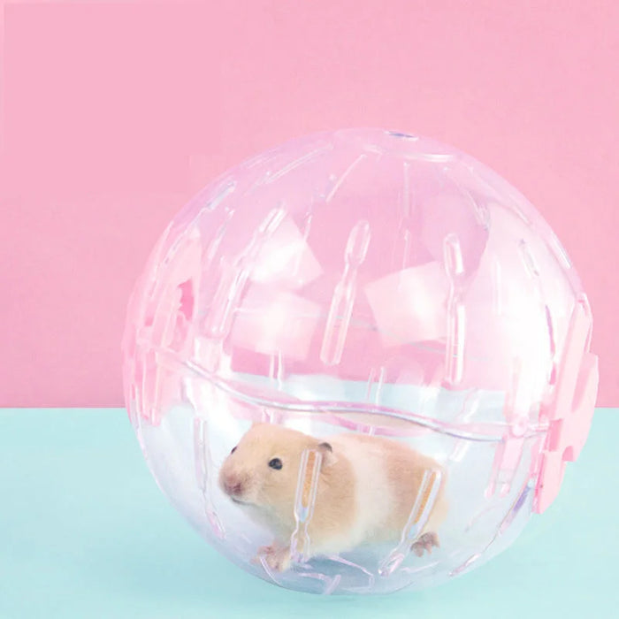 Anywags Pet Toys Pink Hamster Mouse Soft Running Ball