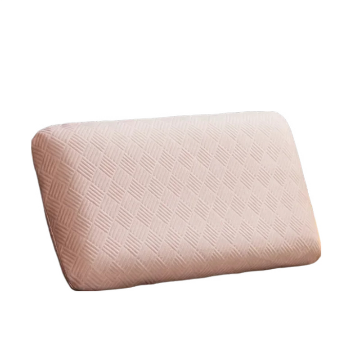 Anyhouz Orthopedic Pillows Pink for Neck Pain Relieve Comfortable and Breathable for Cervical Health Care 60*40*14cm