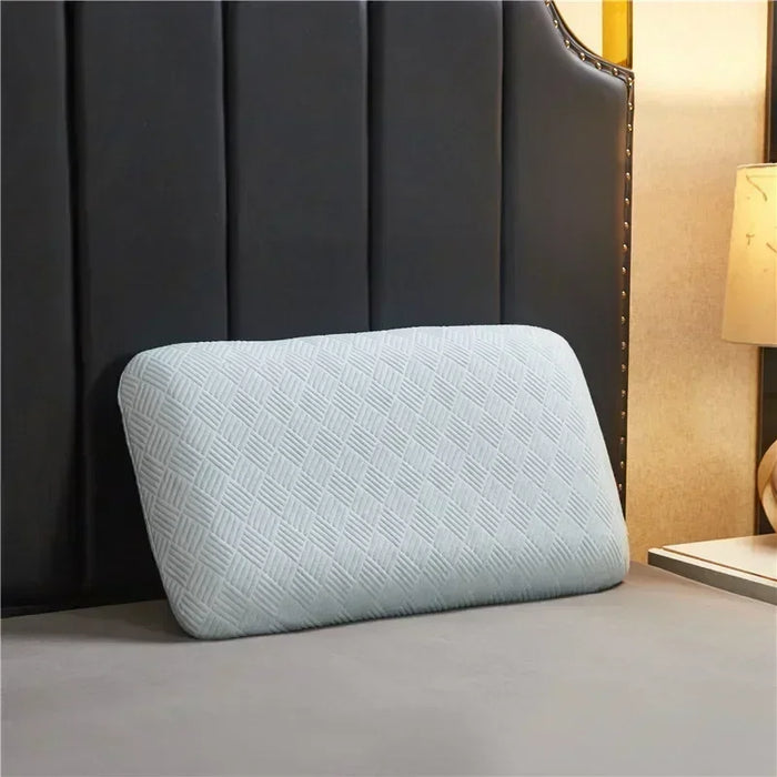 Anyhouz Orthopedic Pillows Blue for Neck Pain Relieve Comfortable and Breathable for Cervical Health Care 70*40*14cm