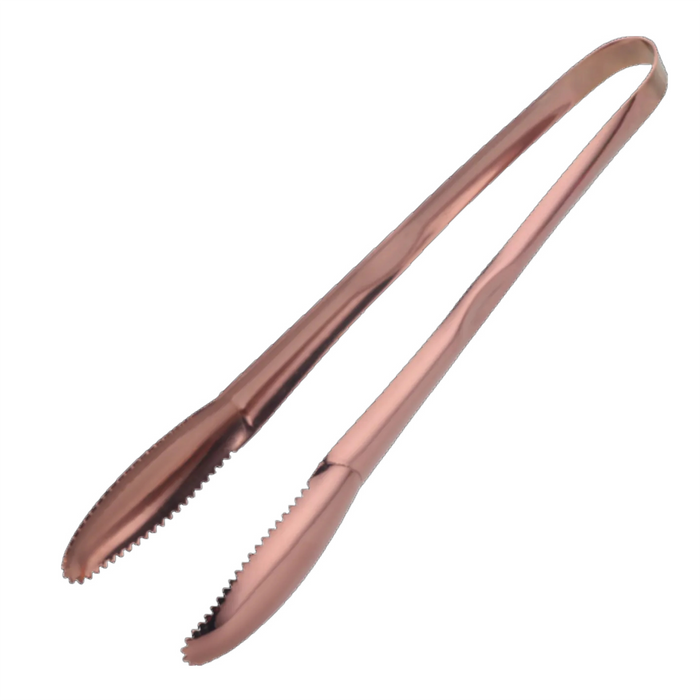 AnyGleam Tong Rose Gold 2Pcs Stainless Steel Clip Tableware for Salad, BBQ and Grill Party Accessory