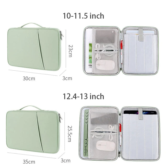 Anypack Tablet Handbag Green Incase Compact Sleeve Fashionable For Eco Conscious Professionals