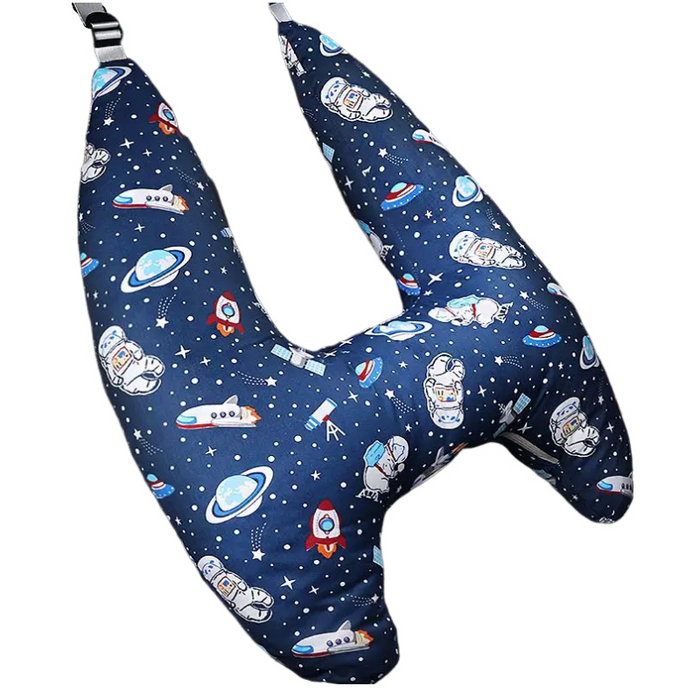 Anypack Car Travel Pillow UShape Space Pattern Children Travel Pillow Cushion for Car Seat, Safety Neck Pillow for Kids