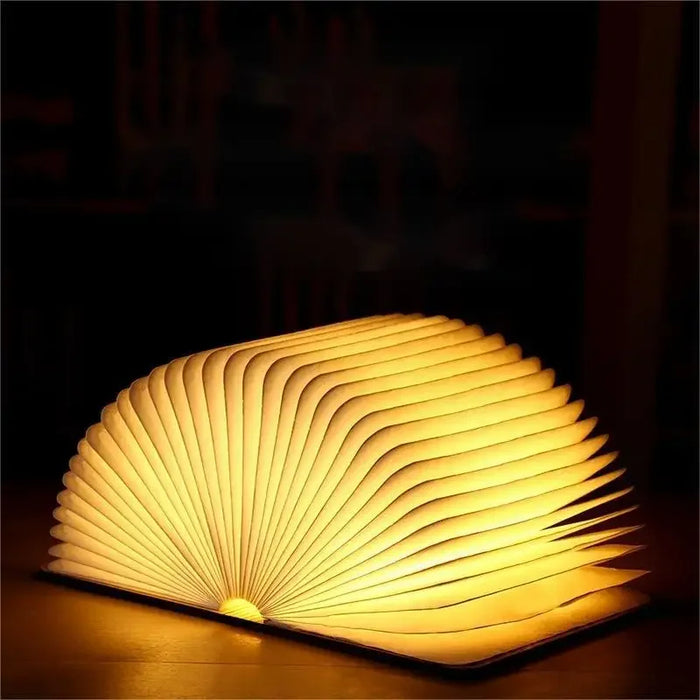 Anyhouz Table Lamp Bookish Beacon LED Book Flip USB Rechargeable For Bedroom