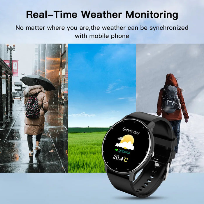 Anyco Smartwatch ZL02D Waterproof Touch Screen Fitness Tracker Wristwatch