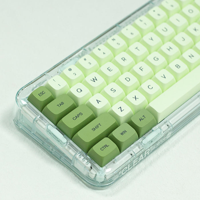 Anymob Keycap Keyboard Olive Green 124 Matcha Japanese Dye Submlimation Switch Bag Pack