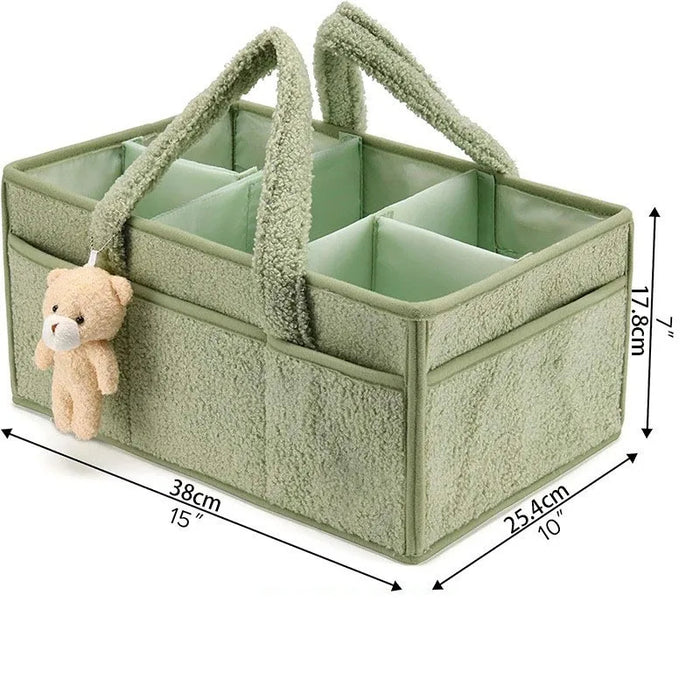 Anymom Mommy Diaper Bag Rectangular Plain Basket Storage Stackers And Caddies Storage Organizer