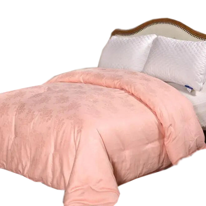 Anyhouz Duvet Cover Peach Ultra Soft Cotton Quilt Bed Comforter 5000G