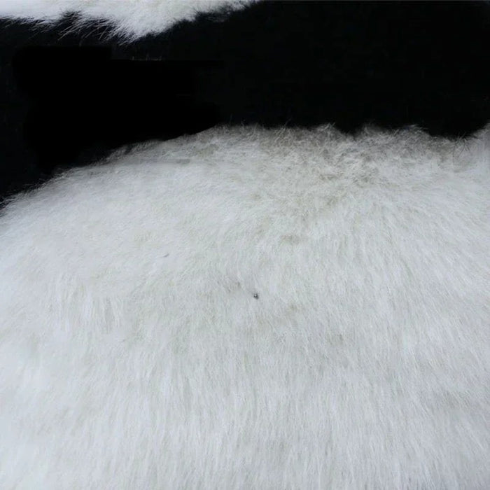 Anyhouz Seat Cushion Panda Cute Back View Comfortable Soft Fur