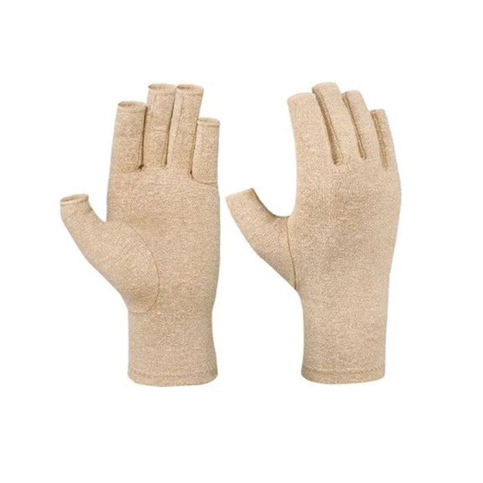 Anygloves Winter Gloves Skin Color Medium Anti Arthritis Therapy And Ache Pain Joint Relief Washable Cycling Mittens For Women Men