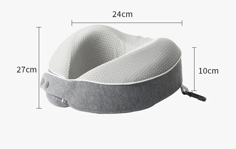 Anypack Neck Pillow Coffee Memory Cotton U-shaped Comfortable Sleep Headrest