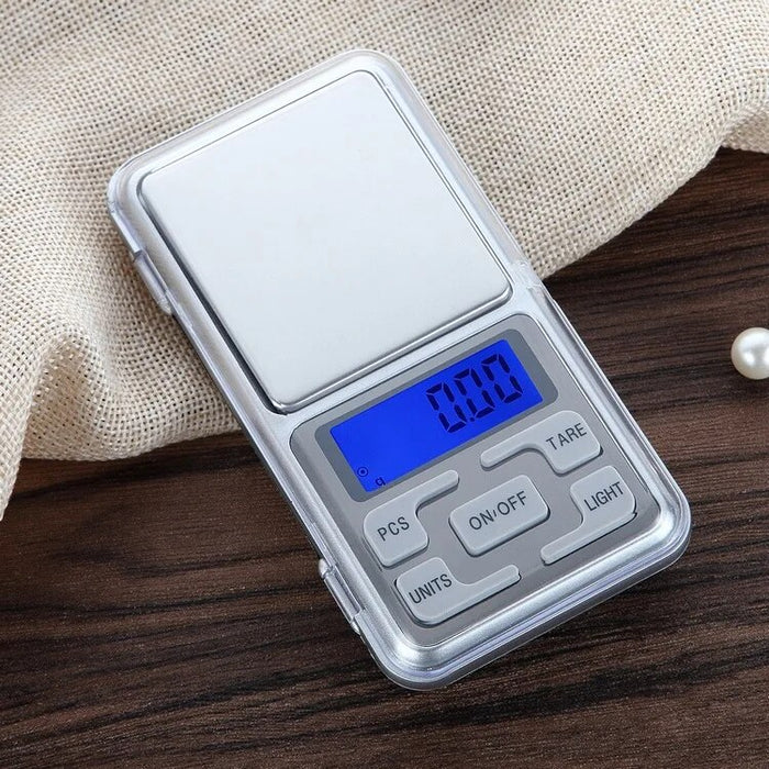 Anygleam Silver Mini Electronic Jewelry Scale 200G Accurate Measure Digital Display