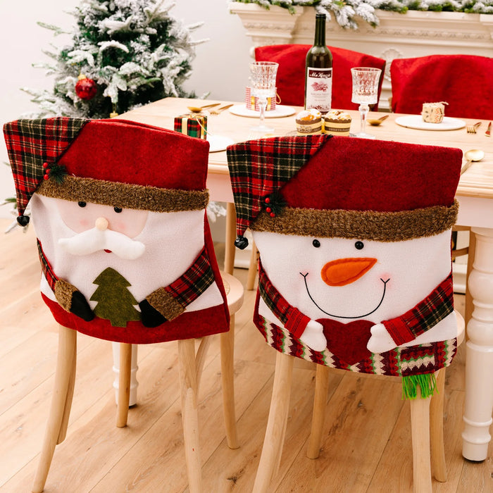 Anyhouz Christmas Chair Cushion Cover Home Style Décor Stool