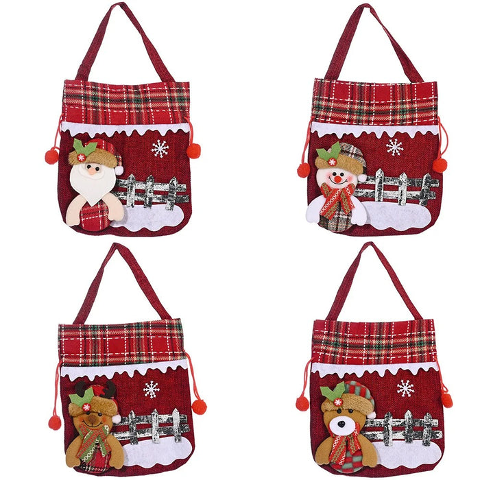 Anyhouz Christmas Gift Bag Ornament Candy Wrap Bags