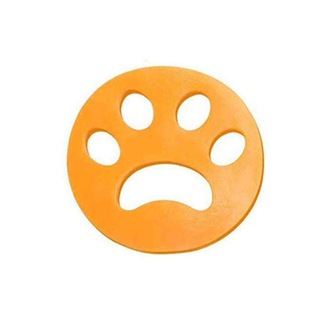 Anyhouz Magic Laundry Ball Cat Claw Orange Sponge Reusable Pet Hair Lint Fiber Catcher Remover Tool For Washing Machine