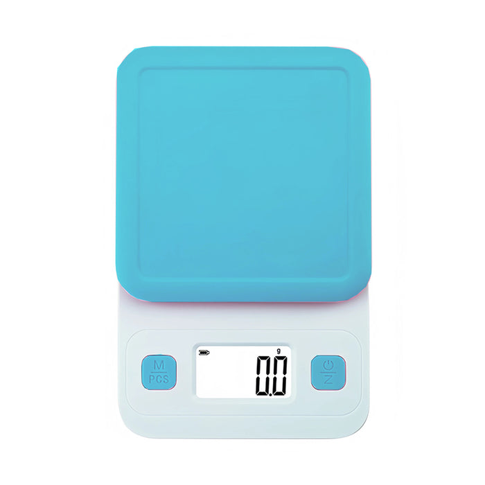 Anygleam Blue Cute Style Kitchen Scale 5Kg Accurate Measure Electronic Portable Digital Display