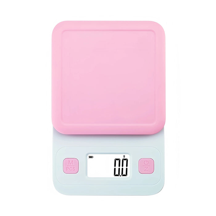 Anygleam Pink Cute Style Kitchen Scale 3Kg Accurate Measure Electronic Portable Digital Display