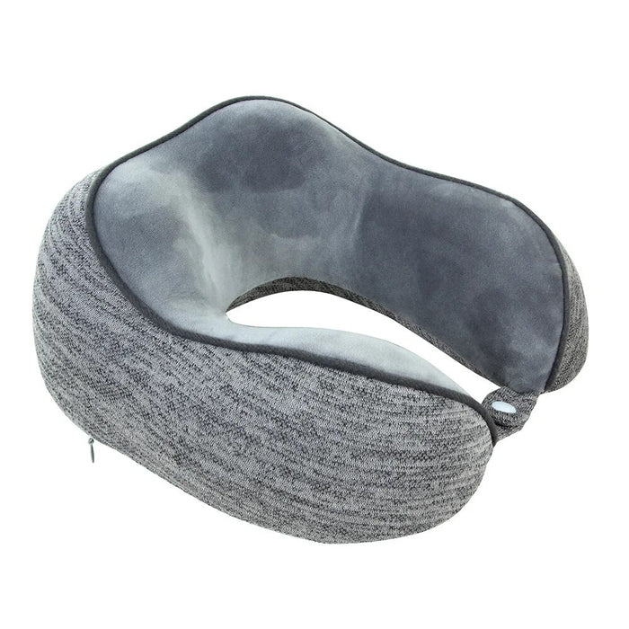 Anypack Neck Pillow Light Gray Cervical Spine U-Shaped Comfortable Sleep Headrest