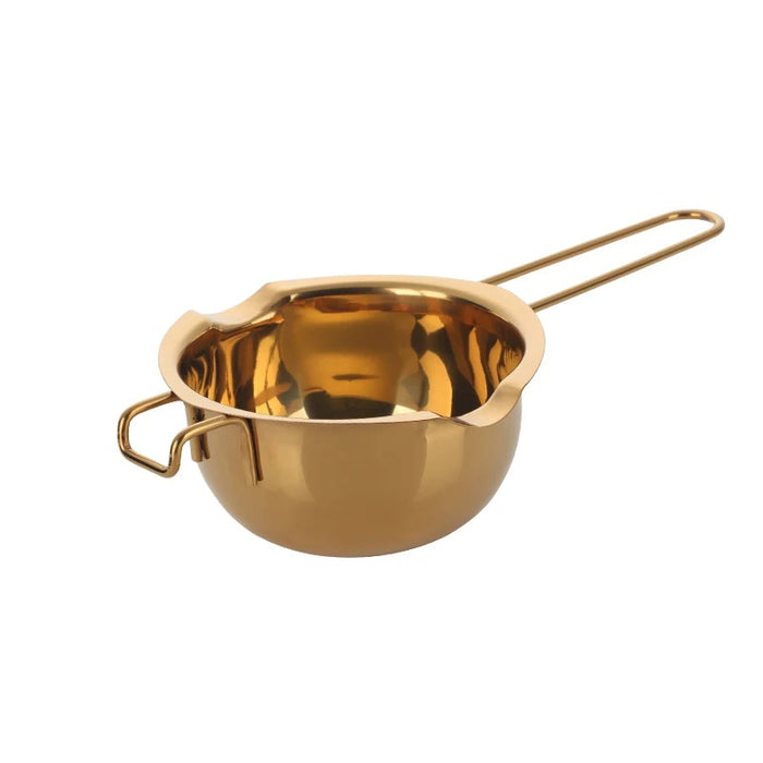 Anygleam Melting Pot 1Pc Gold Chocolate Melt Cookware Kitchen Heating Container Milk Bowl Baking Tool Kitchenware