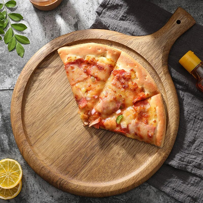 Anygleam Natural Wood Round Wood Cutting Board Food Kitchen Tableware