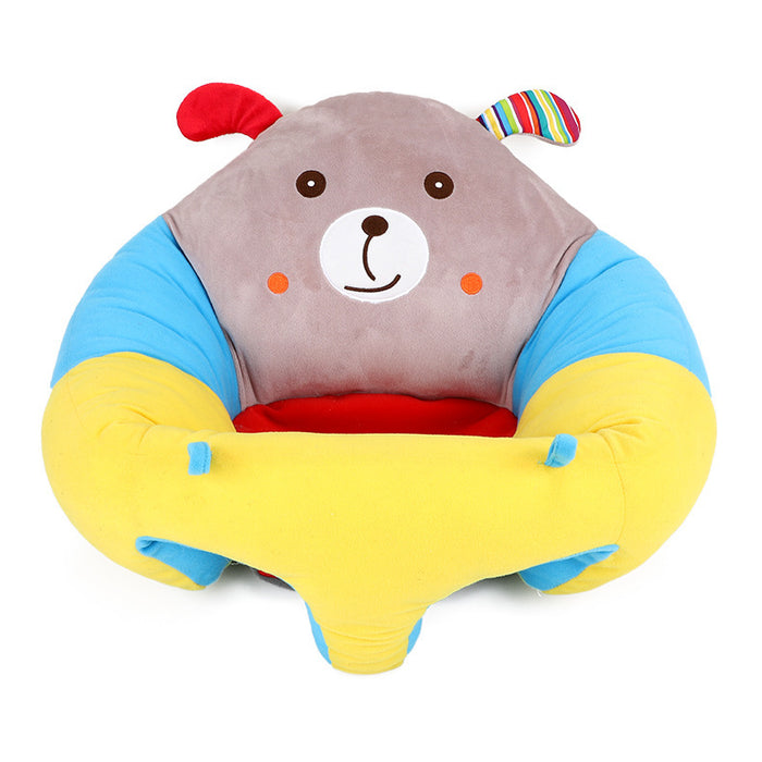 Anykidz Sofa Chair Puppy Design With Cotton Filling Portable Support Seat Sitting Cushion Bean Bag