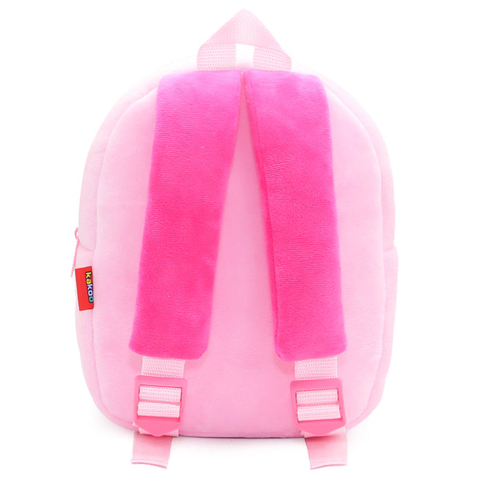 Anykidz 3D  Pink Strawberry Kids School Backpack Cute Cartoon Animal Style Children Toddler Plush Bag Perfect Accessories For Boys and Girls