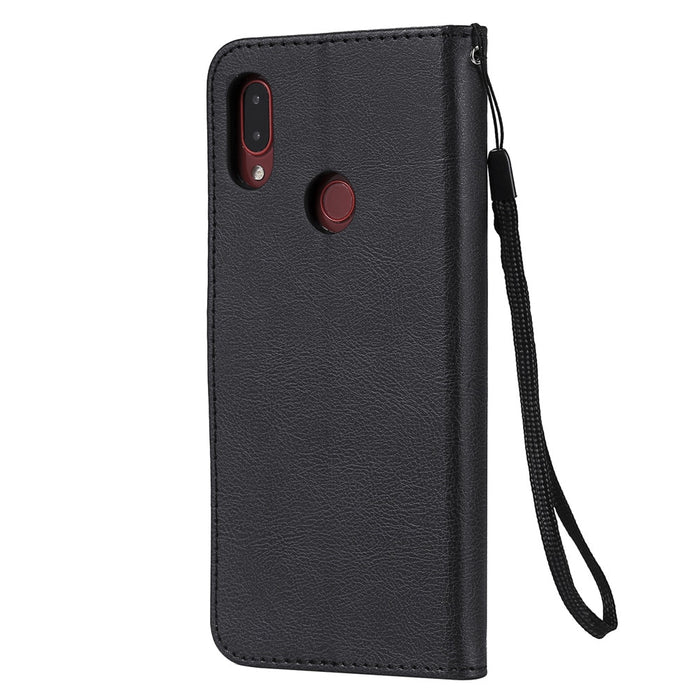 Anymob Xiaomi Redmi Phone Case Brown Leather Classic Flip Wallet