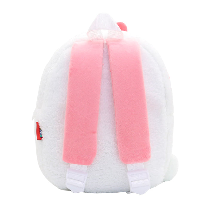 Anykidz 3D White Alpaca Kids School Backpack Cute Cartoon Animal Style Children Toddler Plush Bag Perfect Accessories For Boys and Girls