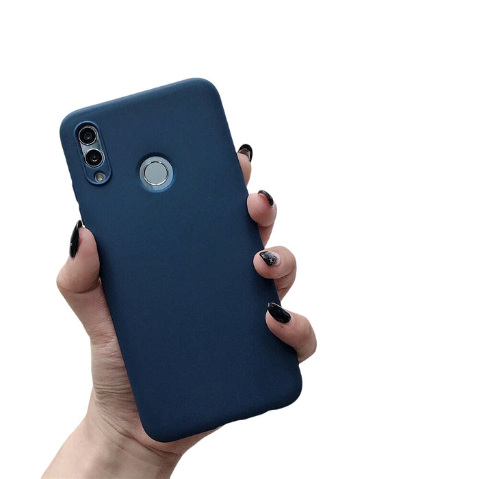Anymob Xiaomi Navy Blue Jelly Silicone Mobile Phone Case Cover