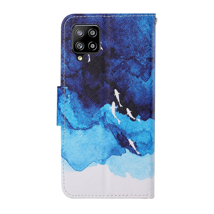 Anymob Samsung Jaguar Pattern Phone Case Magnetic Flip Leather Wallet Painted Cover